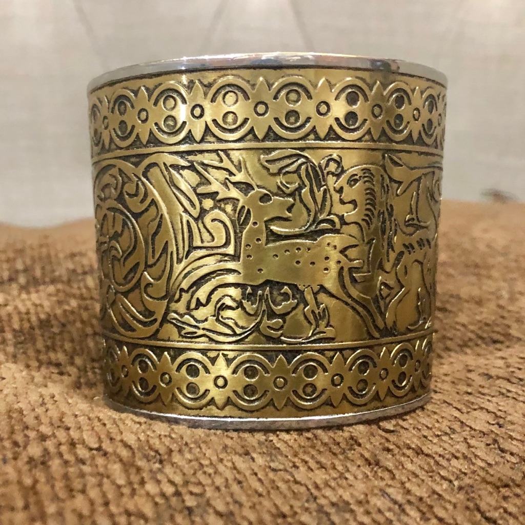 Amy Kahn Russell Bracelet W/ Persian Hunting Scene